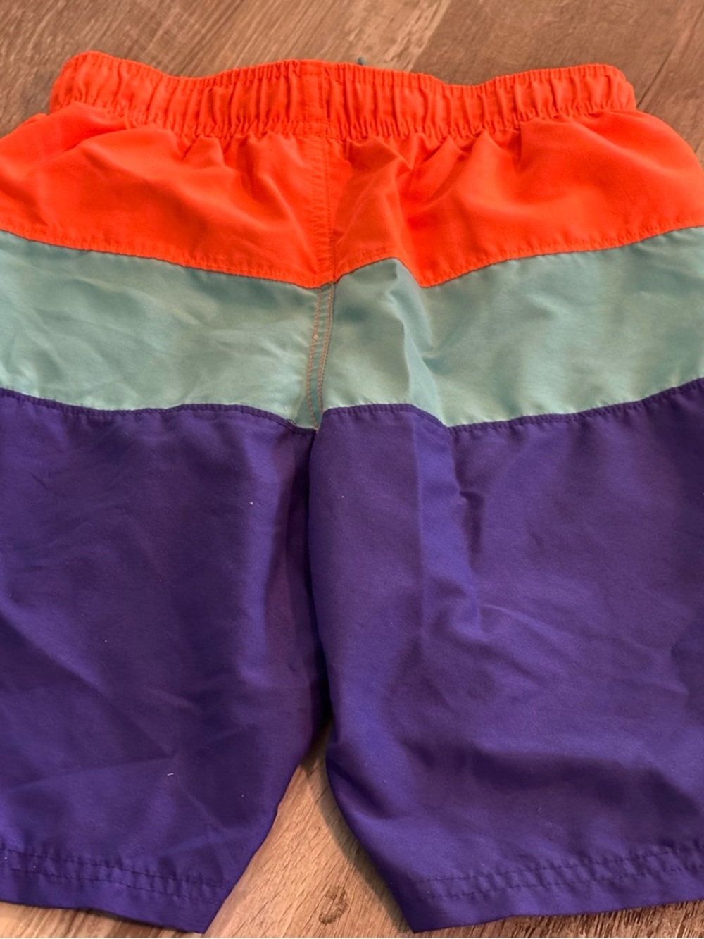 Under Armour Boys Colorblock Swim Trunks - Orange, Mint, Purple